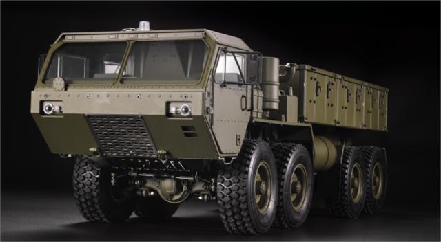 U.S. M977 Hemtt Oshkosh 8x8 Military Cargo Truck (Full-Option)