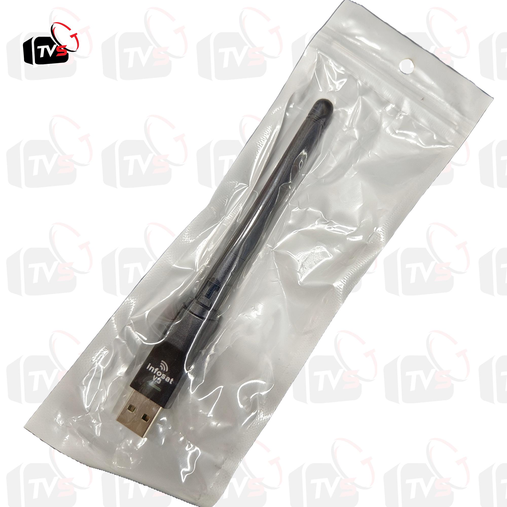 INFOSAT เสา USB WiFi 2.4GHz Antenna V.3 ใช้เชื่อมต่อWiFi