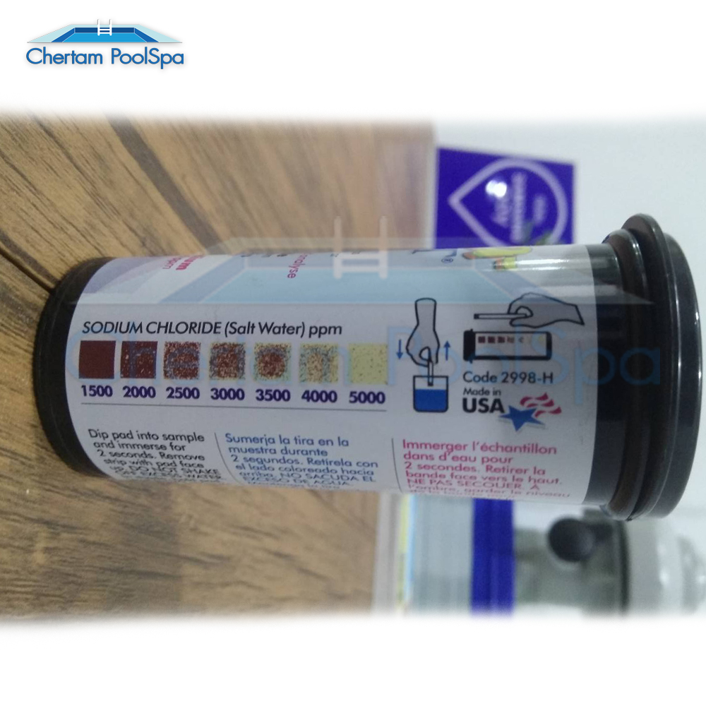 Insta-TEST® PRO Sodium Chloride (Salt) Test Strips (แผ่นวัดค่าความเค็มเกลือ)
