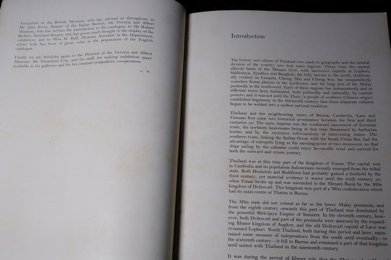 THE ARTS OF THAILAND by The Arts Council of Great Britain 1964