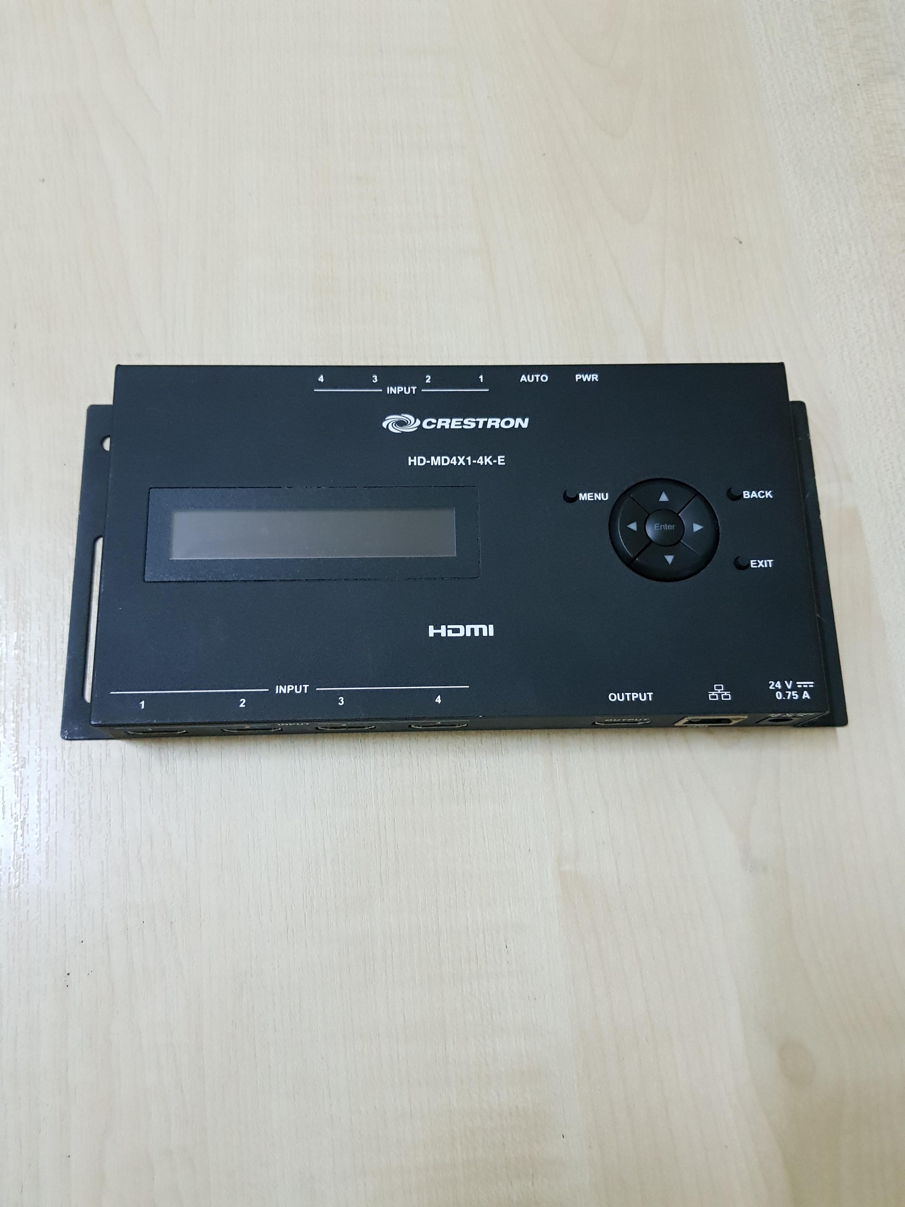 ตัวสลับสัญญาณ 4K HD-MD4X1-4K-E มือสอง