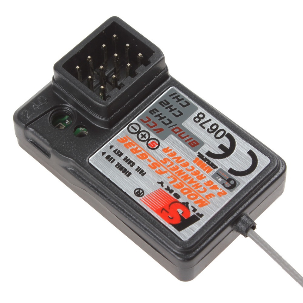 Fly Sky 2.4 GHz 3 CH Receiver.