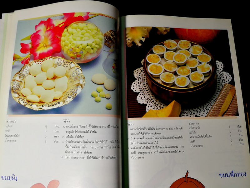 ขนมไทยมรดกทางวัฒนธรรม โดย อ.มิตรา หอรัตนชัย อ.อวยศรี ชูฤกษ์ ปกแข็ง 152 หน้า