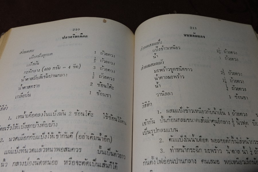 อาหารไทย โดย อ.จรรยา สุบรรณ์ (pocket book)