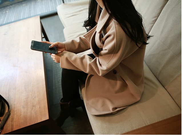 พรีออเดอร์ - เสื้อโค้ทผ้าวูลกันหนาว Pre - CT612 (สีน้ำตาล)