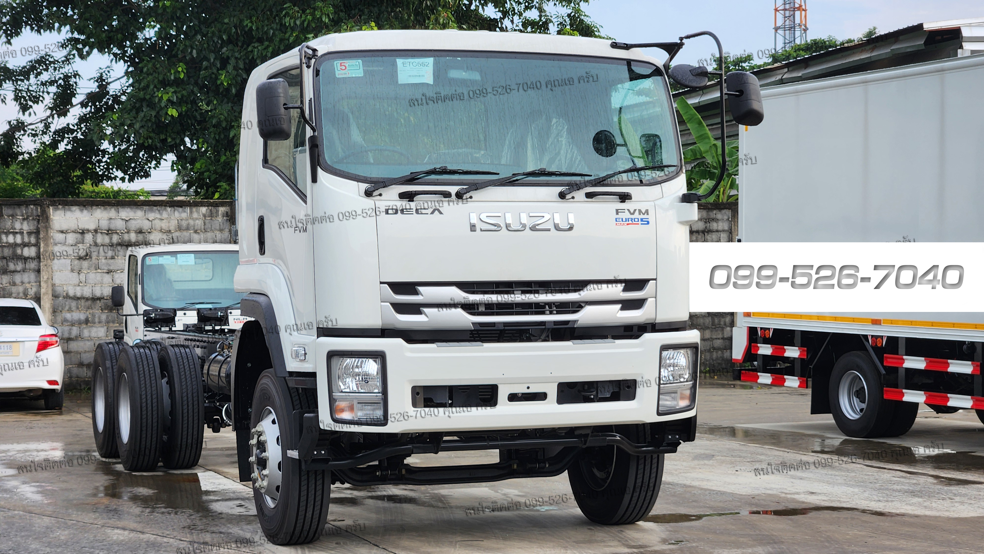 FVM euro 5 ความยาวแชสซี 7.7 เมตร ยูโร5 ต่อตัวถังได้หลากหลาย
