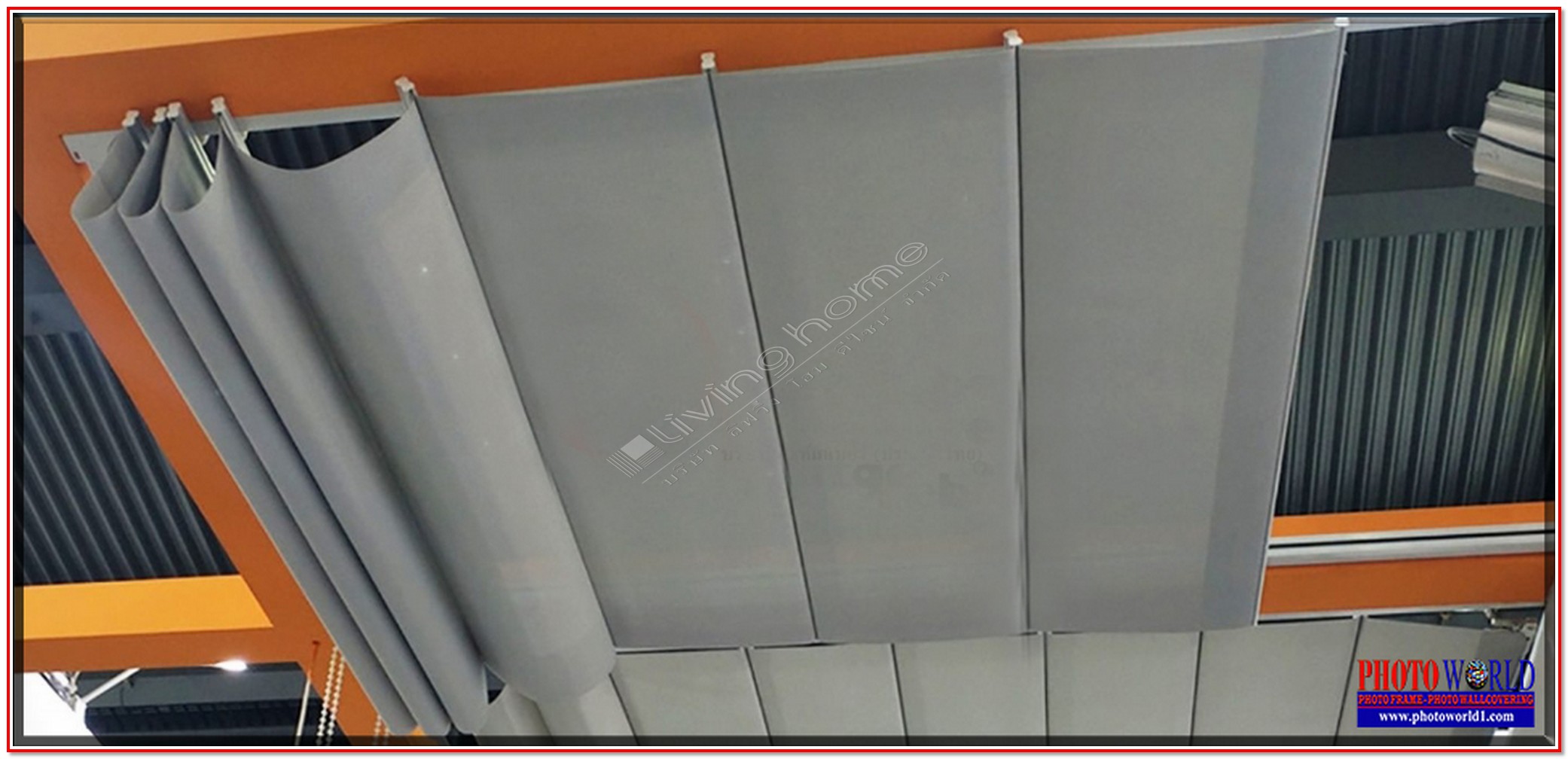 ม่านปรับแสงแนวเอียง(Sky Light Blinds) ผ้าม่าน ม่าน มู่ลี่ มู่ลี่ไม้ ม่านม้วน วอลเปเปอร์ รับติดตั้ง ออกแบบ ราคาถูก ทุกประเภท ทุกรูปแบบ