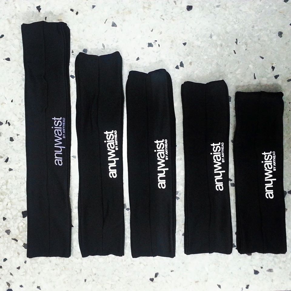 Anywaist สายคาดเอวนักกีฬา สีดำ (BLACK)