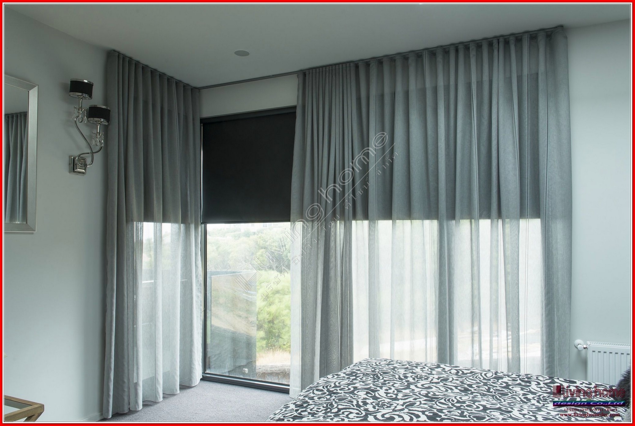 ม่านม้วน ทึบแสง "BLACK OUT ROLLER BLINDS" ผ้าม่าน ม่าน มู่ลี่ มู่ลี่ไม้ ม่านม้วน วอลเปเปอร์ รับติดตั้ง ออกแบบ ราคาถูก ทุกประเภท ทุกรูปแบบ