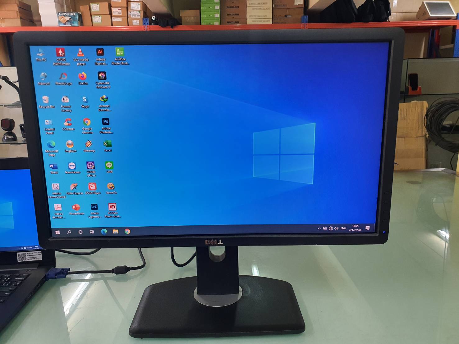 จอคอม LED ยี่ห้อ DELL รุ่น P2312H ขนาด 23.5 นิ้ว Full HD หมุนได้ มือสอง