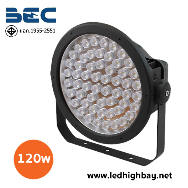 โคมไฮเบย์ LED 120w รุ่น HALO ยี่ห้อ BEC (แสงขาว)