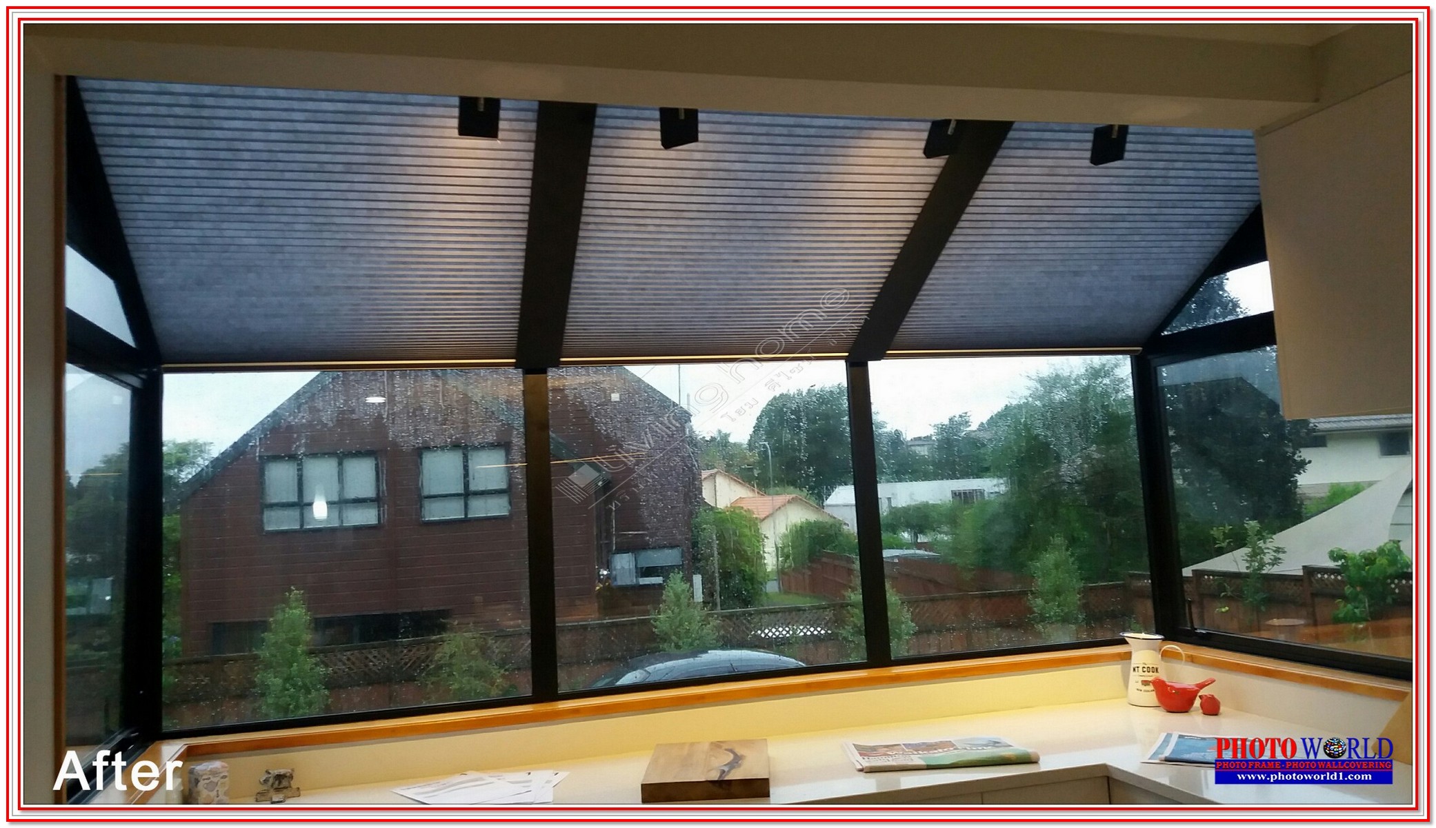 ม่านปรับแสงแนวเอียง(Sky Light Blinds) ผ้าม่าน ม่าน มู่ลี่ มู่ลี่ไม้ ม่านม้วน วอลเปเปอร์ รับติดตั้ง ออกแบบ ราคาถูก ทุกประเภท ทุกรูปแบบ