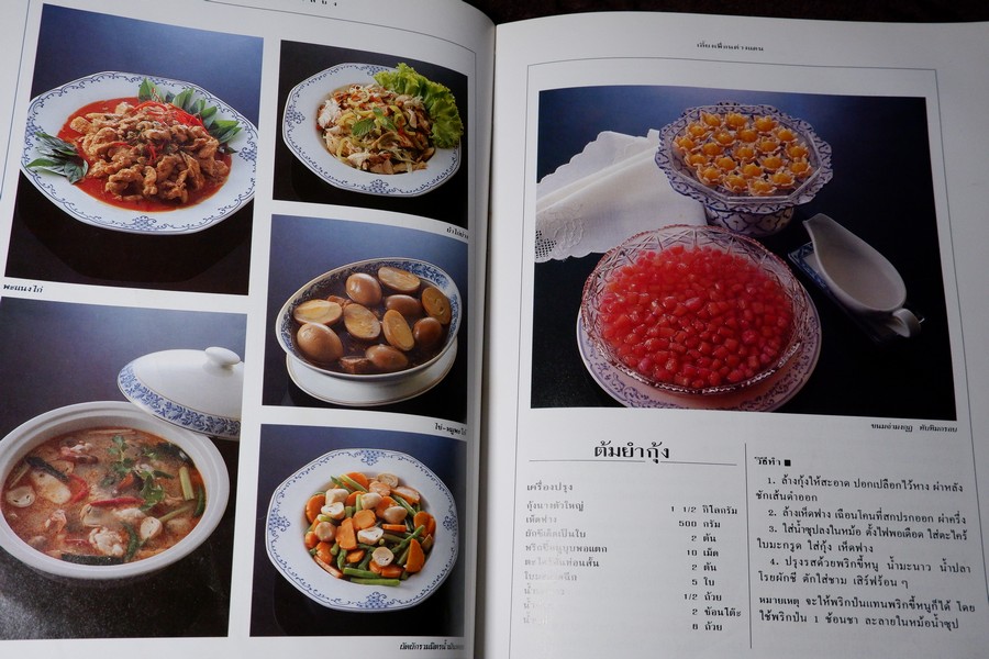 สำรับงานเลี้ยง มื้อเย็น โดย ศรีสมร คงพันธุ์ หนา 128 หน้า ปี 2537