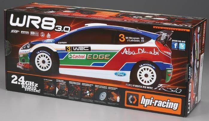 RTR WR8 3.0 Ford Fiesta Abu Dhabi Castrol WRC.