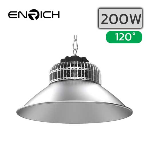 โคมไฮเบย์ LED 200W ENRICH SHARK