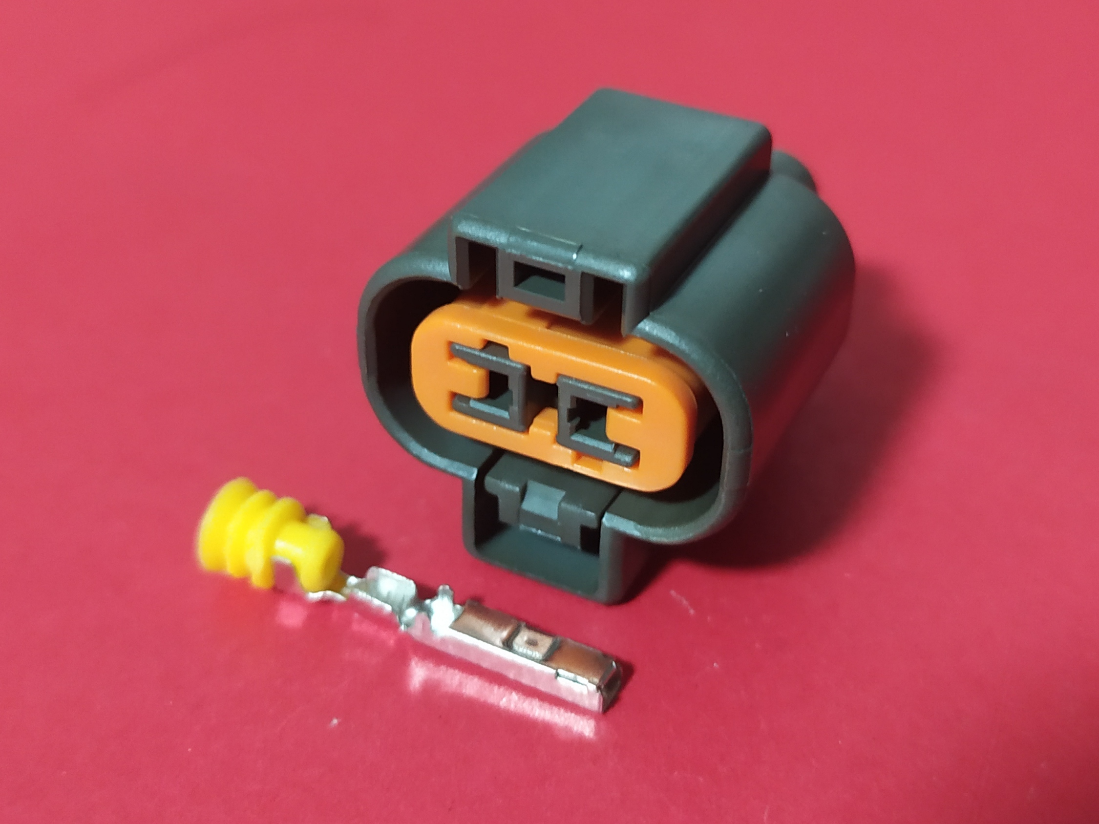 2 พิน เทาส้ม Knock Senser Mitsu #505-02127