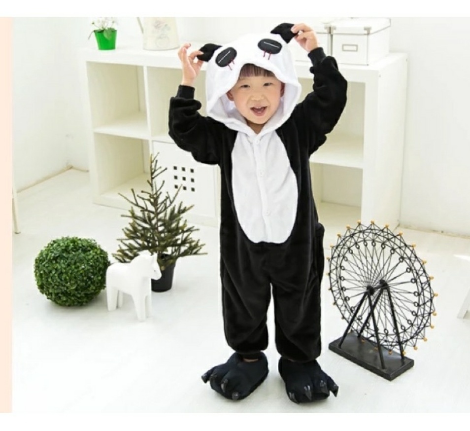 ชุดนอนมาสคอต / แฟนซี เด็ก หมีแพนด้า