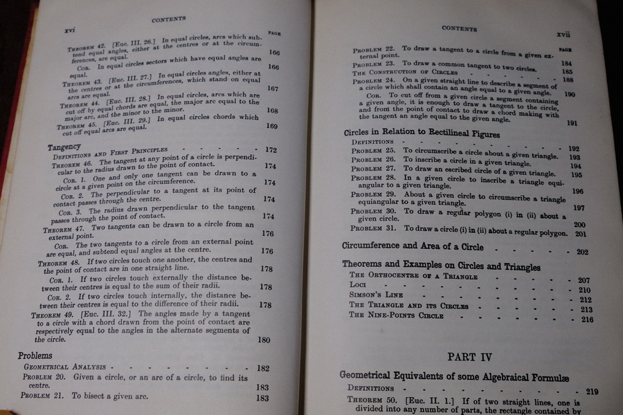 A School Geometry Part 1-6 by H.S.HALL & F.H.STEVENS ปกแข็ง ปี 1967
