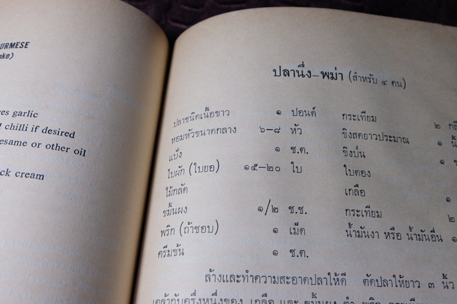 YWCA COOK BOOK (asian cook book) ปี 2512