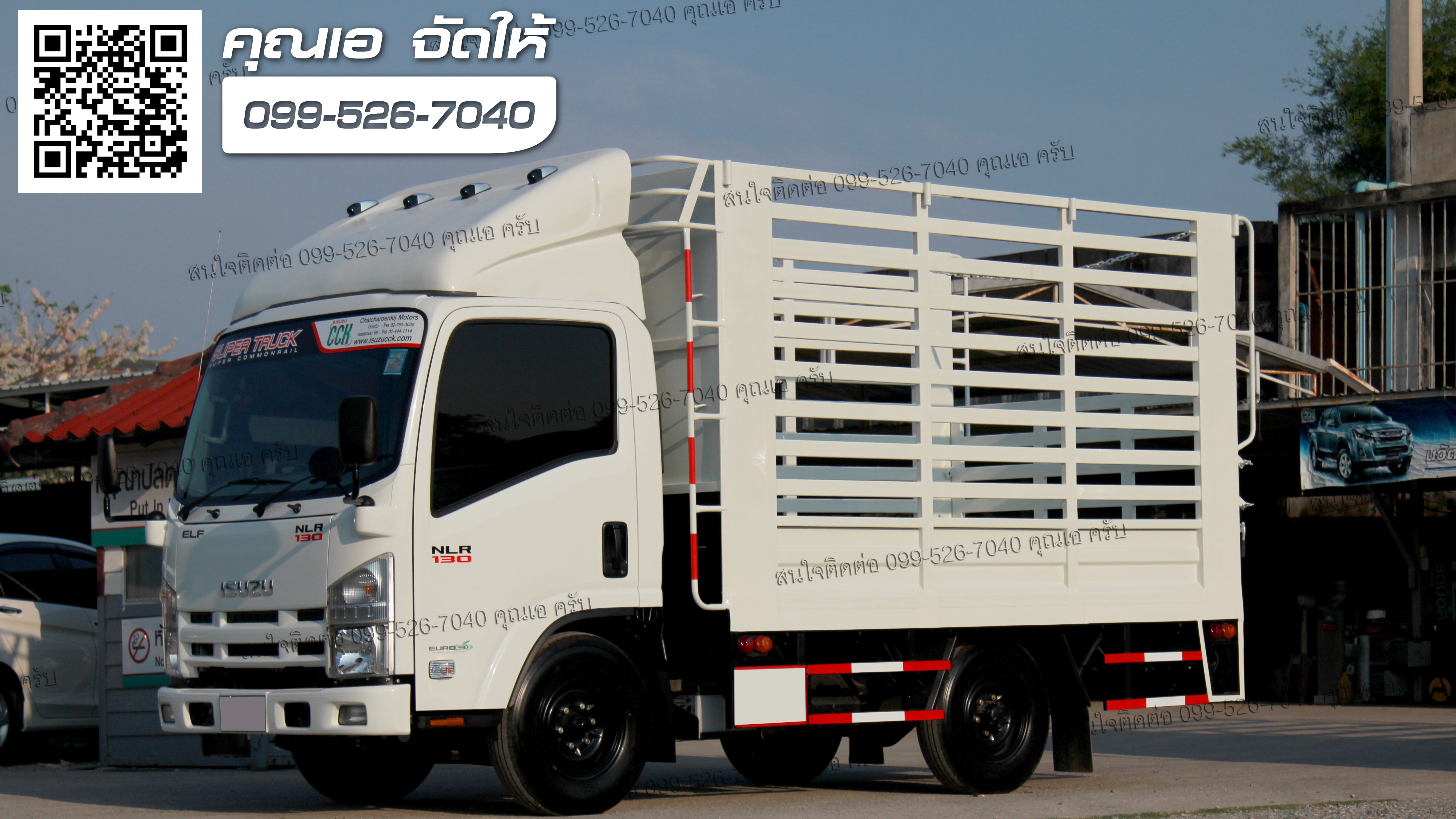 NLR 130 isuzu กระบะพื้นเหล็ก คอกเหล็กกล่อง - ISUZU SALES TRUCK ยูโร3