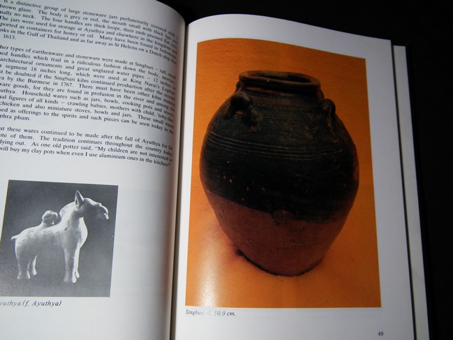 Thai Ceramics also Burmese and Khmer by J.C. SHAW ปกแข็ง ปี 1987