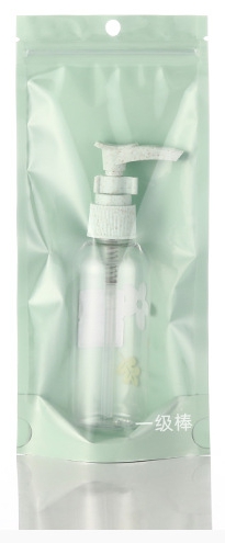 ถุงซิปล็อคใสตั้งได้ หน้าใสหลังพลาสติก