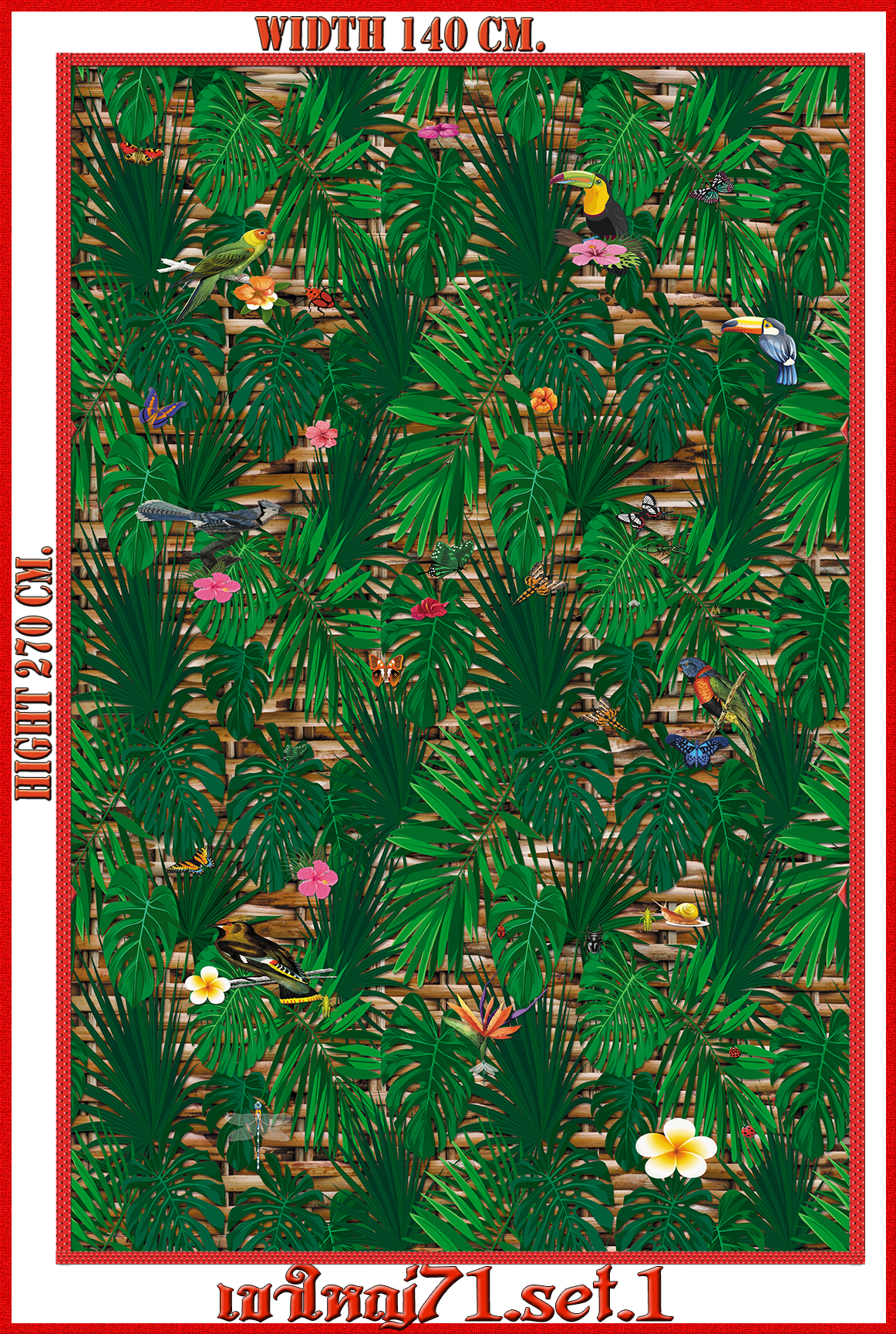 วอลเปเปอร์รูปภาพติดผนังสั่งทำ เขาใหญ่ 71(ลายใใหญ่) มีภาพให้เลือกกว่า 50,000 ภาพ ออกแบบกราฟฟิค หรือ รูปภาพตามที่ท่านกำหนด ในสไตล์ท่านเอง "custom made"