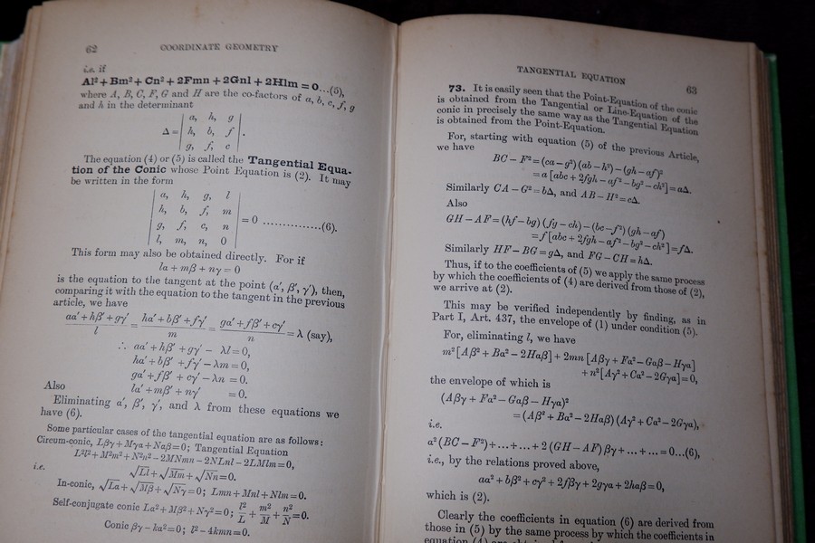 The Element of Coordinate Geometry by Macmillan and Co ., Limited ปี 1955