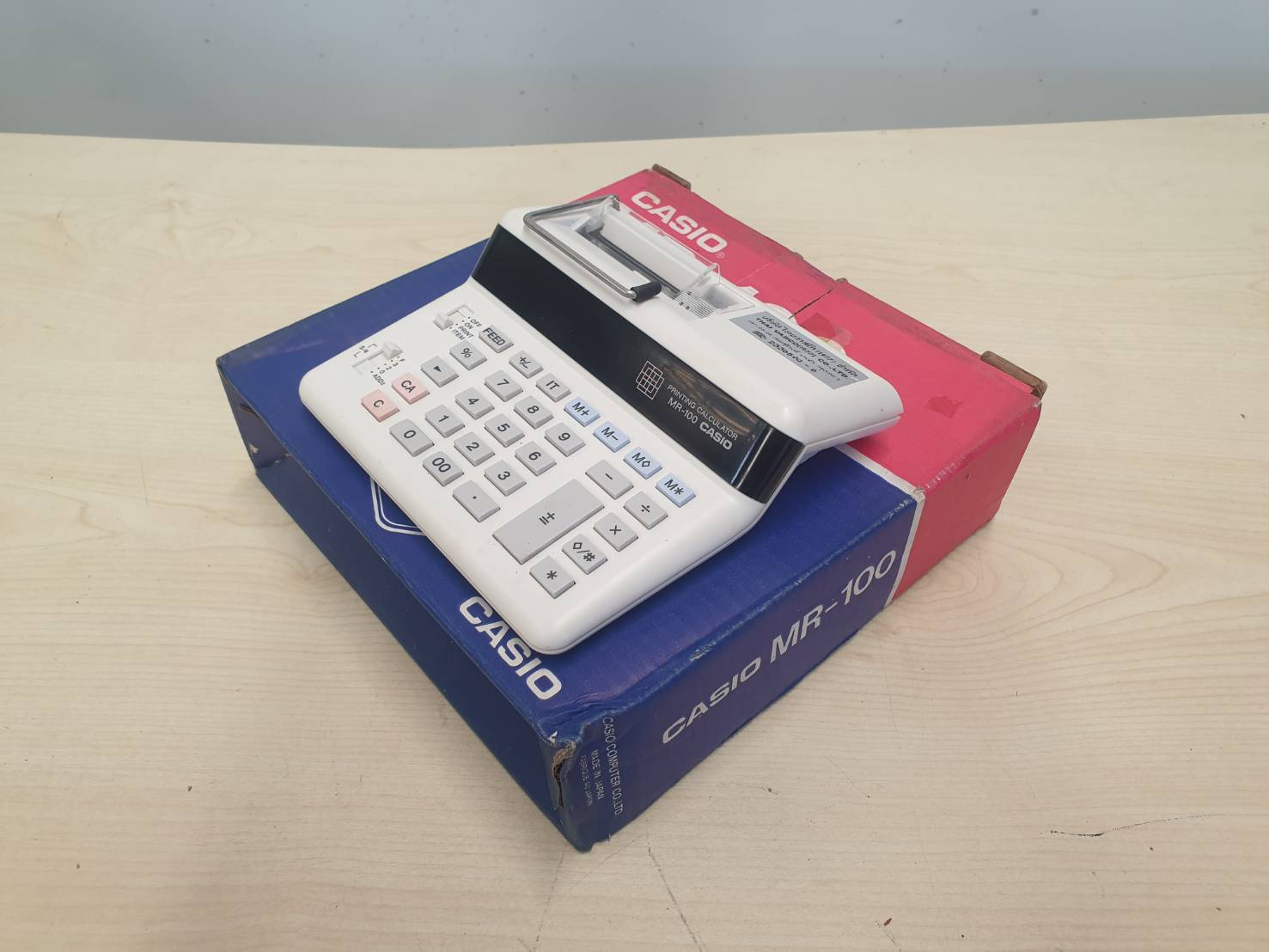 เครื่องคิดเลขปริ้นบิล CASIO MR-100 มือสอง