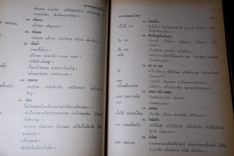 สรรพคุณสมุนไพร โดย ทวิช ทวัชชัย หนา 487 หน้า ปี 2520 (สอบถาม)