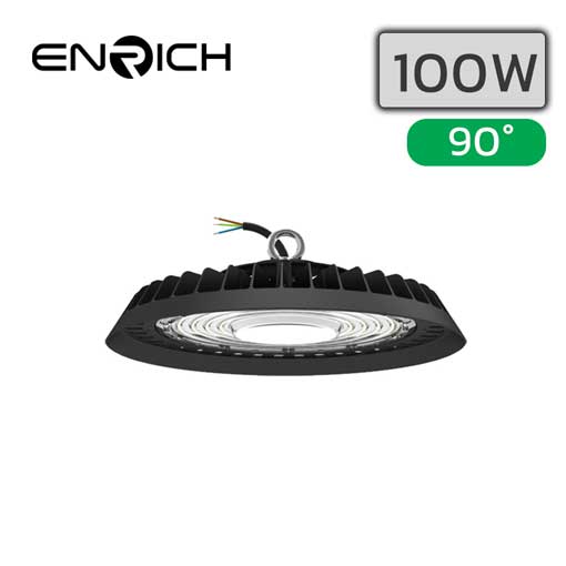 โคมไฮเบย์ LED 100W ENRICH UFO AIR FORCE