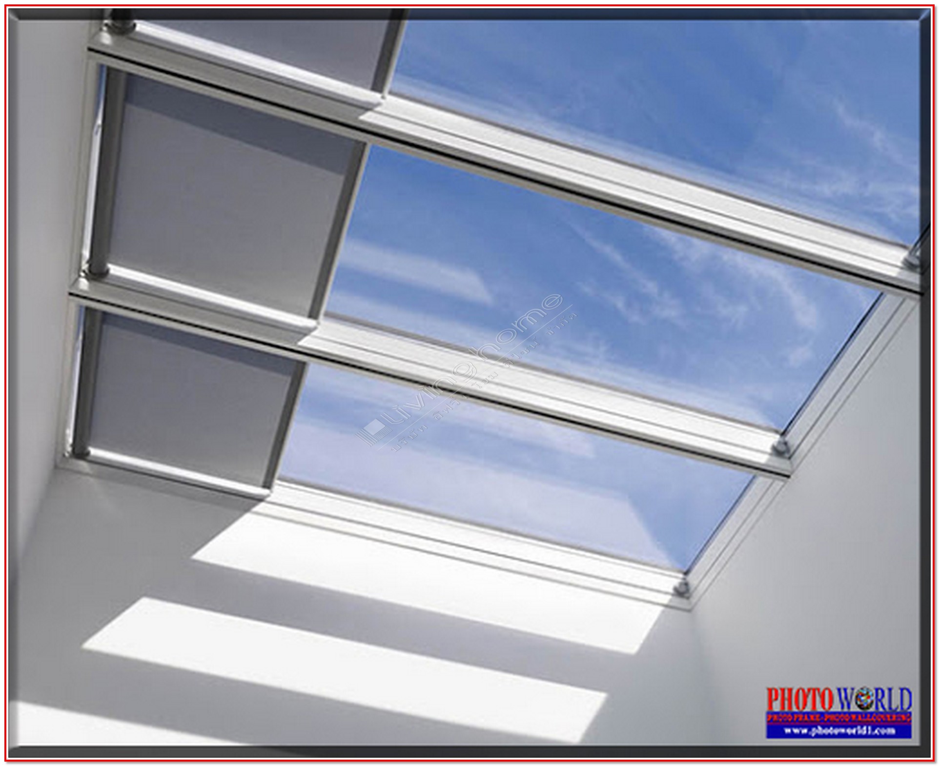 ม่านปรับแสงแนวเอียง(Sky Light Blinds) ผ้าม่าน ม่าน มู่ลี่ มู่ลี่ไม้ ม่านม้วน วอลเปเปอร์ รับติดตั้ง ออกแบบ ราคาถูก ทุกประเภท ทุกรูปแบบ