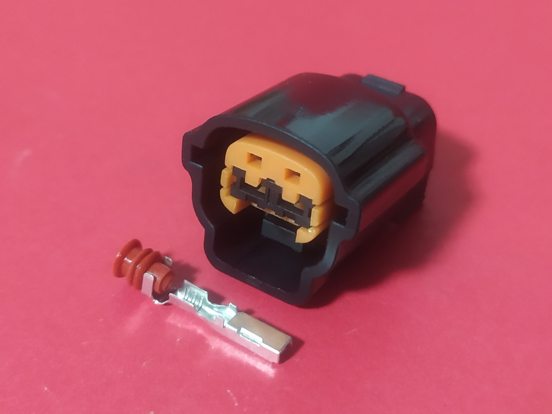 2 พิน ดำ/ส้ม Hyundai, Nissan #0137