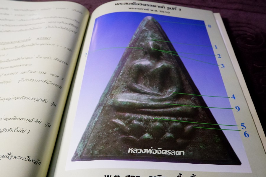 พระกำลังเเผ่นดิน พระสมเด็จจิตรลดา โดย พ.ต.สกุล อาริยะ ปกแข็ง (สอบถาม)