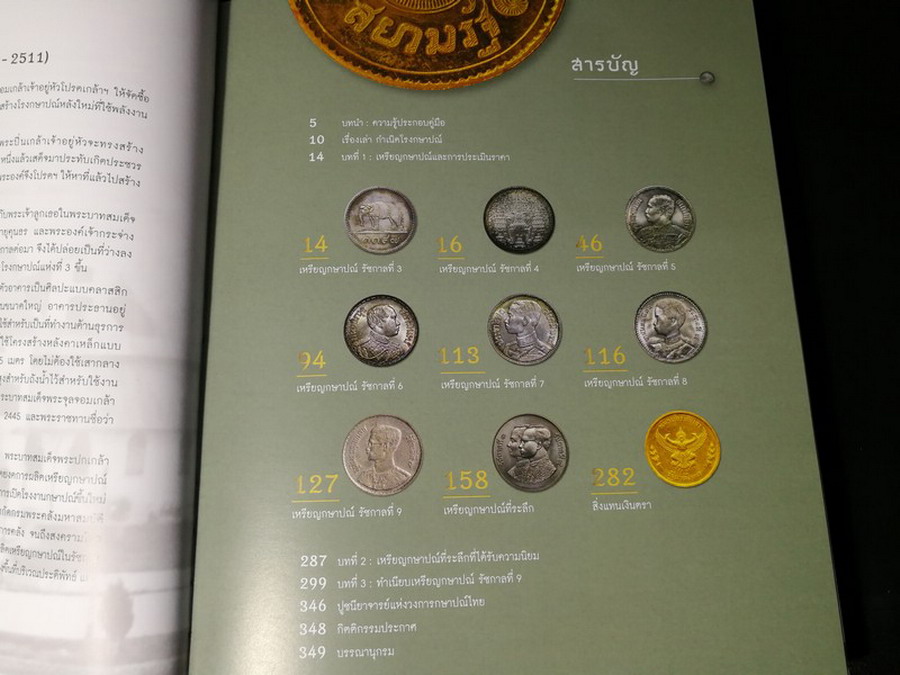 กษาปณ์เมืองสยาม โดย น.พ.ไชยยศ พงศ์จารุสถิต ปกแข็ง