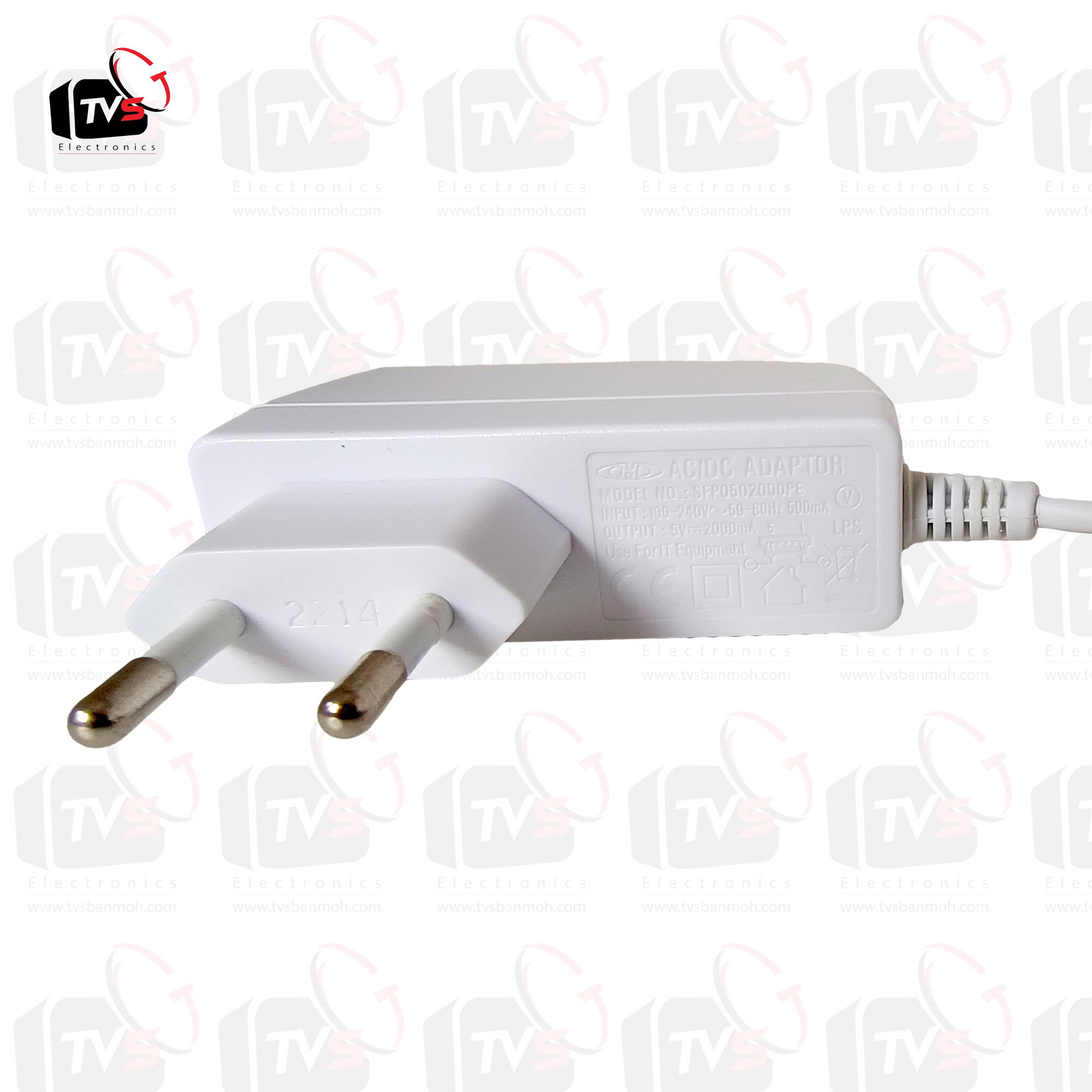 อะแดปเตอร์ 5V 2A หัวแจ็ค mini USB