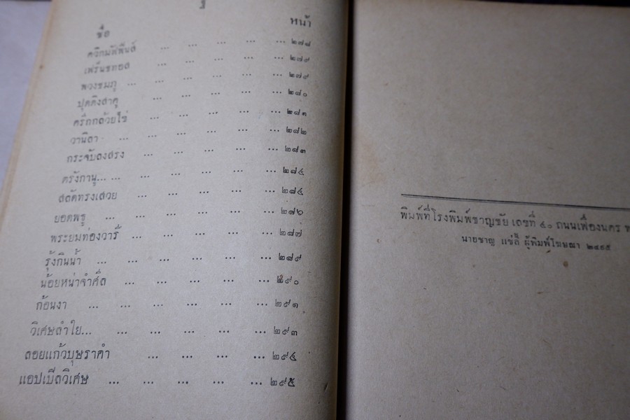 ตำรากับข้าวทิพย์รส โดย ทิพย์รส ปกแข็ง ปี 2495 (สอบถาม)