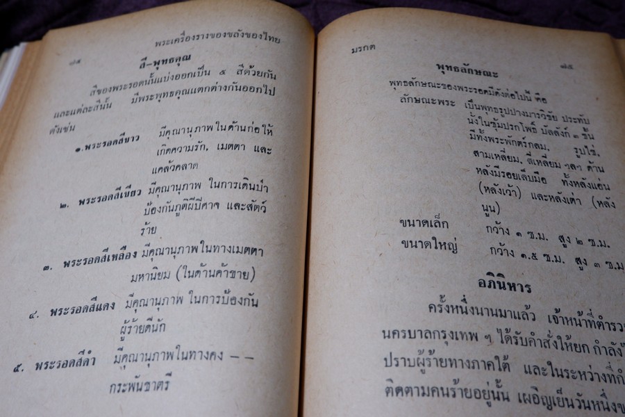 อิทธิปาฏิหารย์ เเห่ง พระเครื่องลางของขลังของไทย โดย มรกต ปกเเข็ง ปี 2513