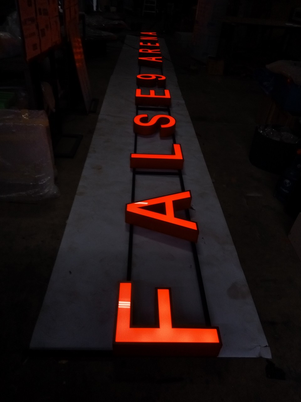 งานป้ายกล่องไฟ