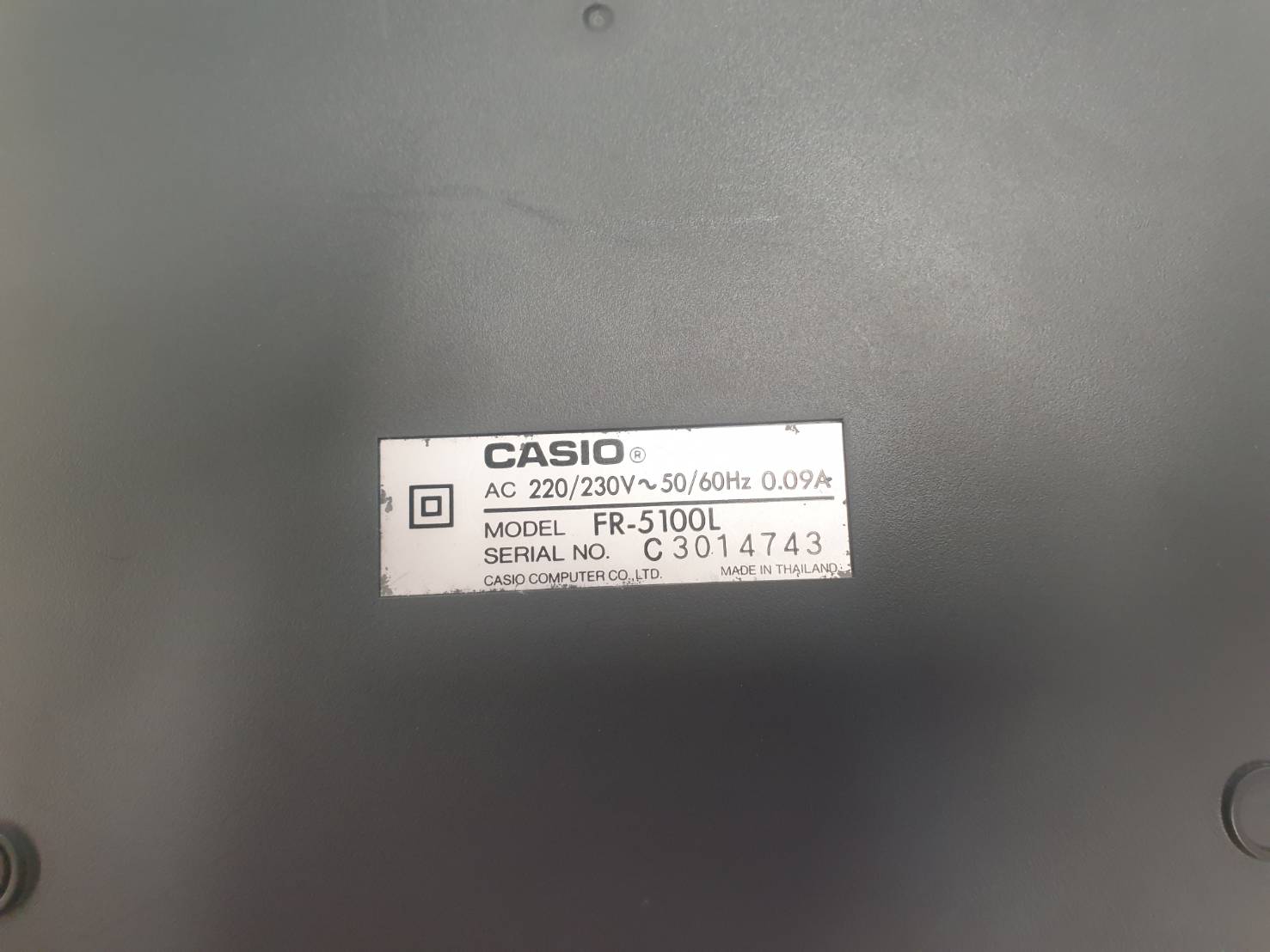 เครื่องคิดเลขปริ้นบิล Casio FR-5100L มือสอง