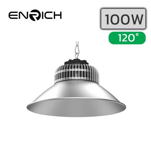 โคมไฮเบย์ LED 100W ENRICH SHARK