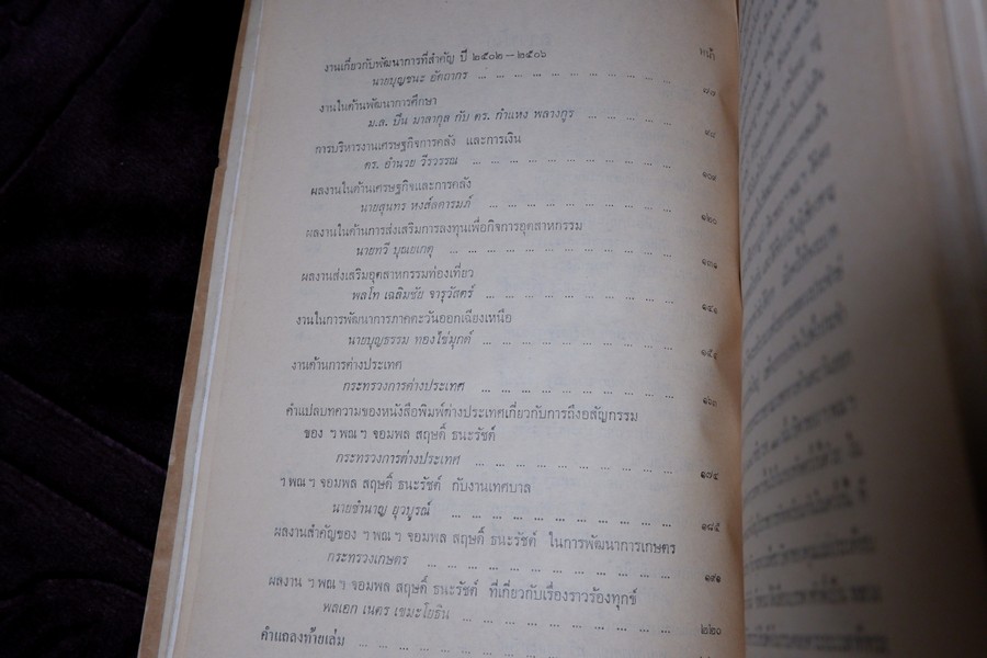 อนุสรณ์งานพระราชทานเพลิงศพ จอมพล สฤษดิ์ ธนะรัชต์ 17 มีนาคม 2507 จัดทำโดยกองทัพบกเเละคณะรัฐมนตรี จำนวน 2 เล่ม (สอบถาม)