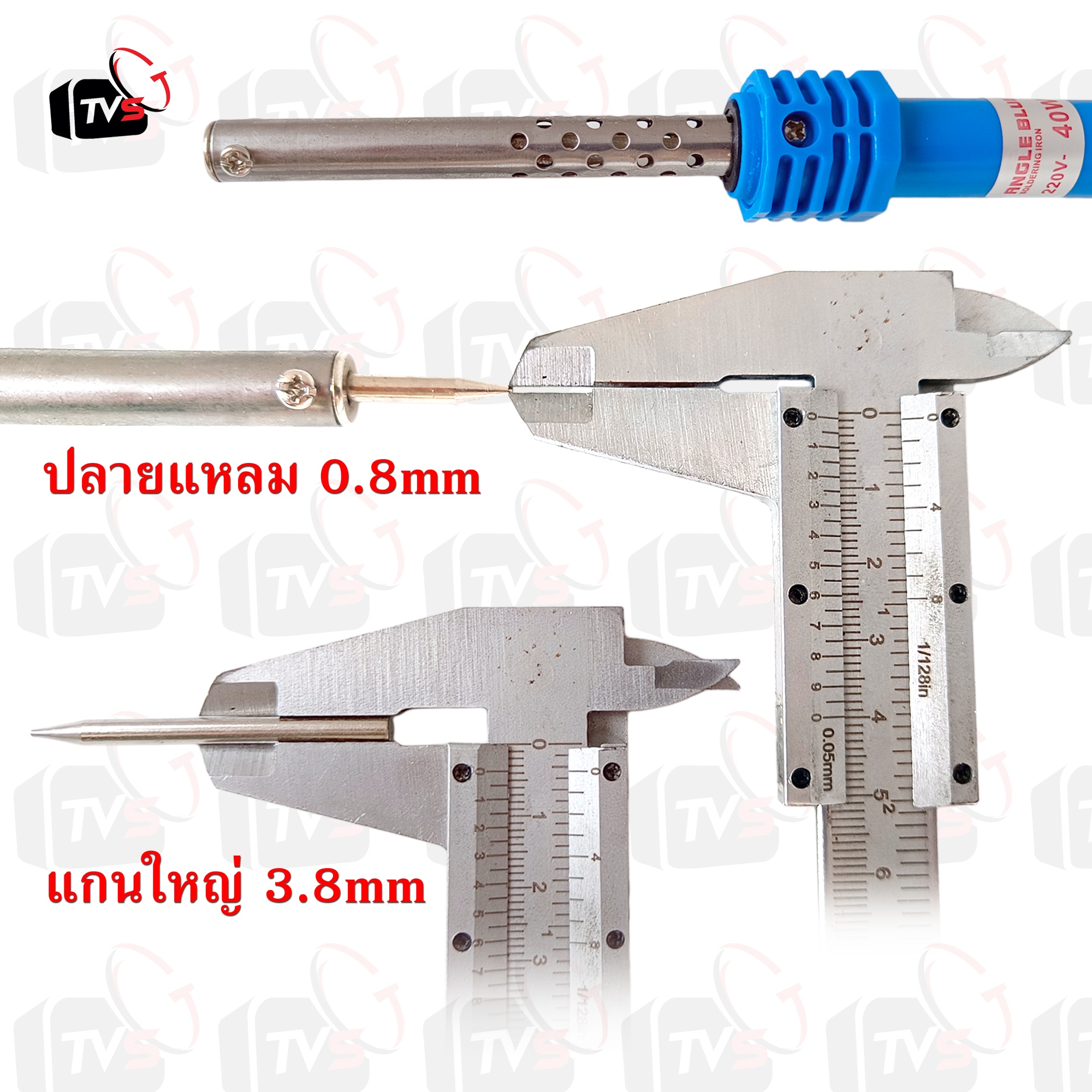 ANGLEBLUE หัวแร้งบัดกรี ด้ามตรง Soldering Iron รุ่น No.111 40W