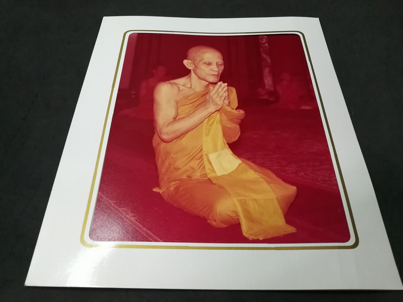 ภาพถ่ายเก่า เจ้าคุณนรฯ วัดเทพศิรินทราวาส ขนาดรูป 8X10 นิ้ว