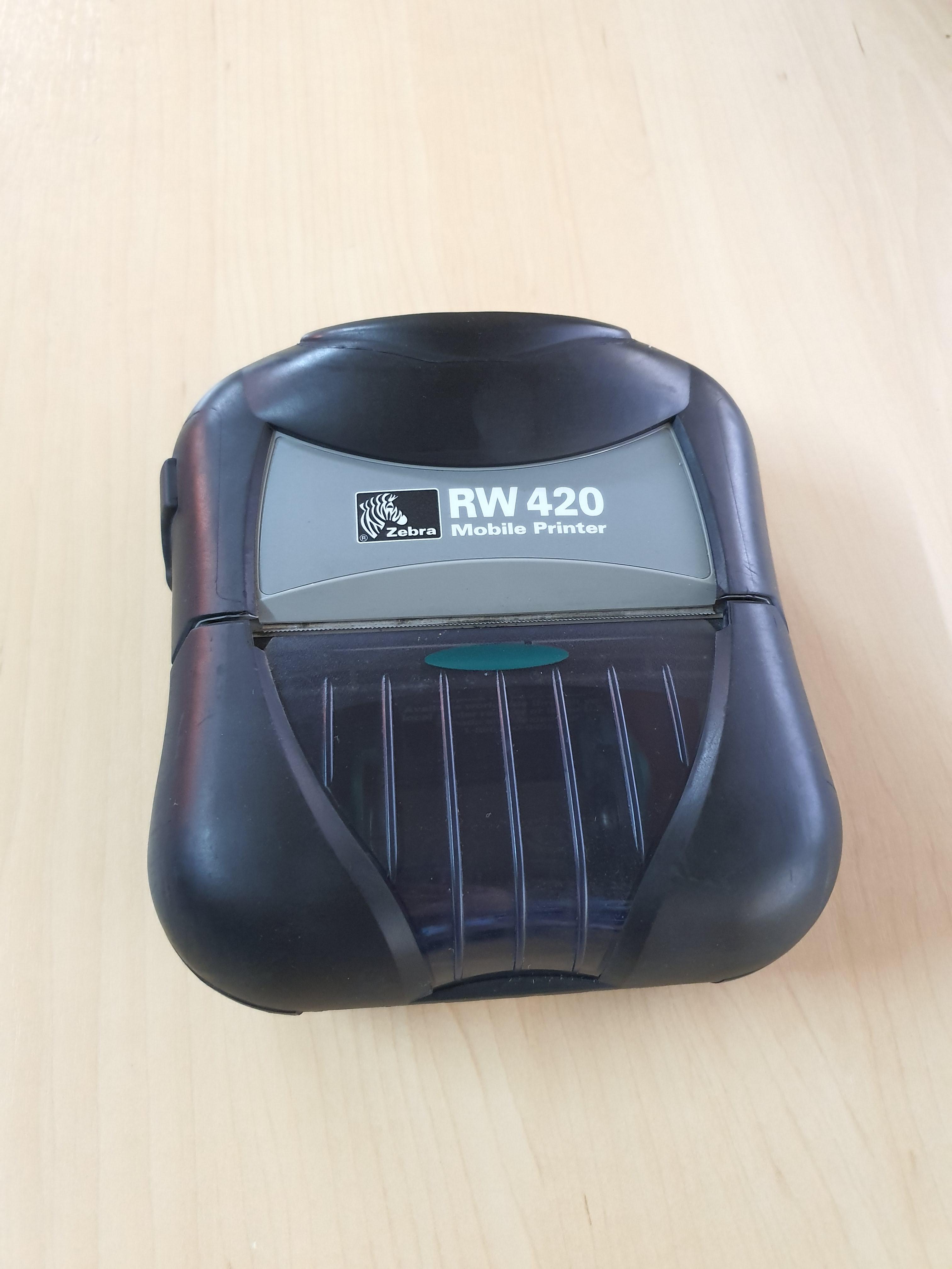 เครื่องพิมพ์บาร์โค้ดแบบพกพา Zebra RW420 Mobile Printer มือสอง(WireLess Wifi)
