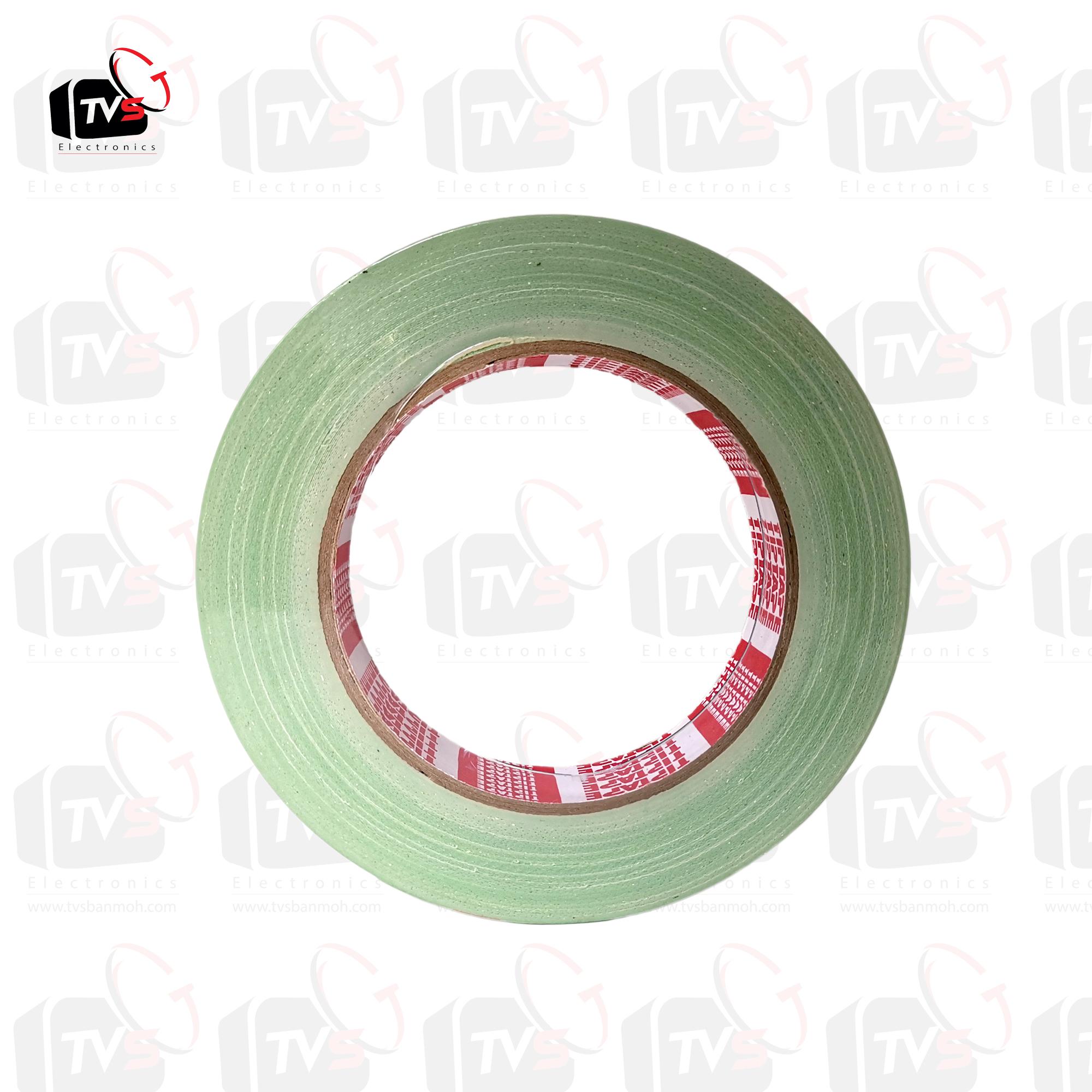 เทปกาวผ้า เทปผ้า หน้ากว้าง 1นิ้ว ความยาว 25หลา สีเขียวอ่อน --- เทป เทปผ้า เทปผ้าม้วน เทปกาวผ้า CLOTHTAPE TAPE ม้วนเทป เทปติดขอบ เทปม้วน ผ้าเตปแพ็กของ ผ้าเทป เทปผ้ากาว 2 นิ้ว เทปผ้ากาว 3 นิ้ว เทปผ้ากาว 4 นิ้ว เทปผ้าเหนียว เทปติดสันปก