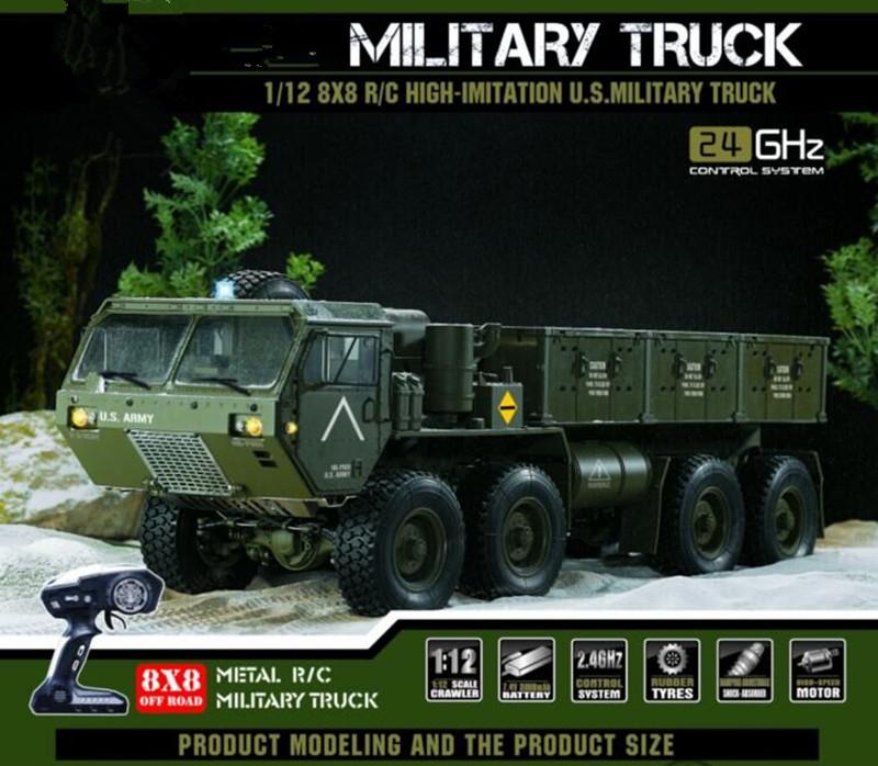 U.S. M977 Hemtt Oshkosh 8x8 Military Cargo Truck