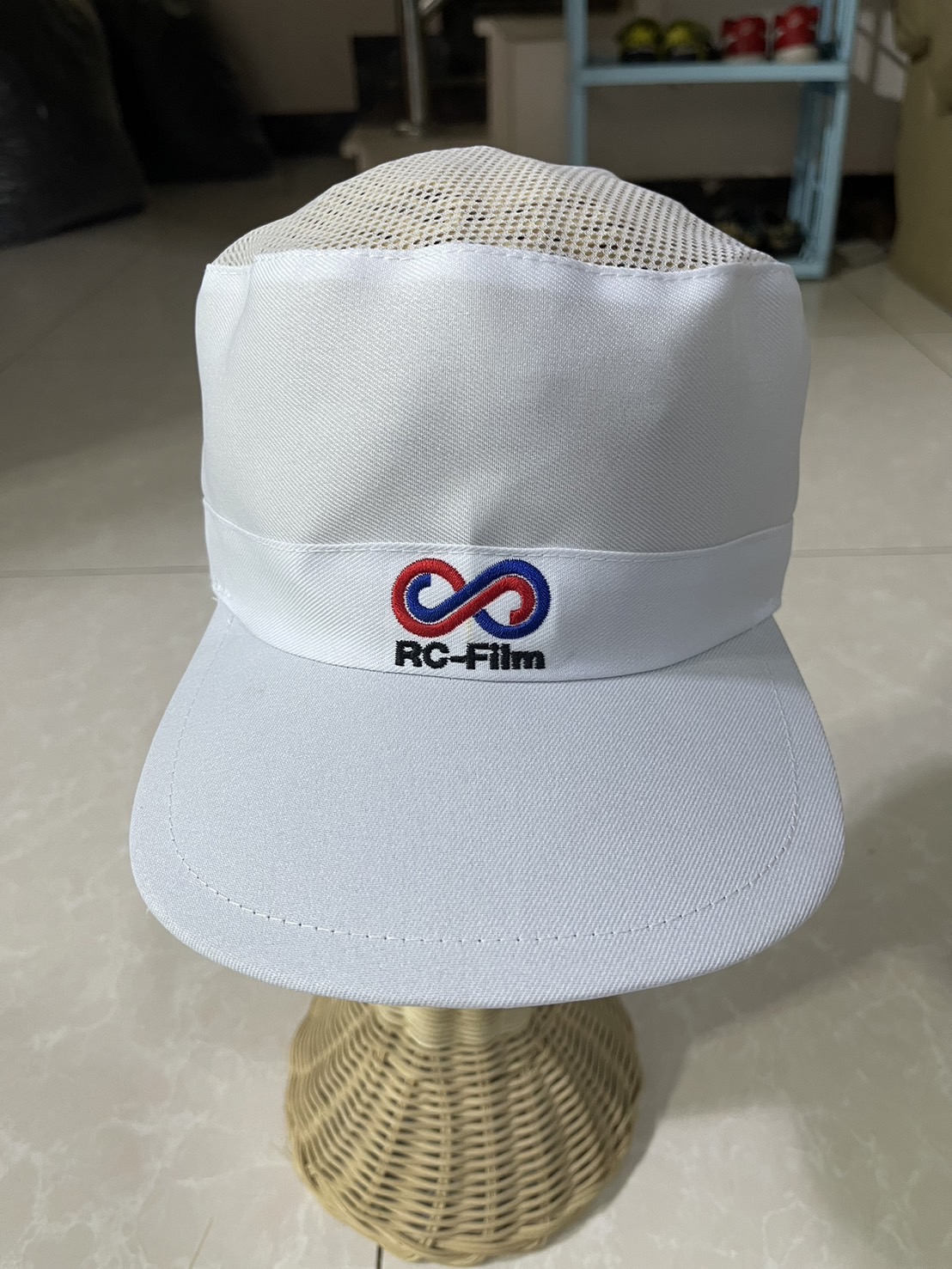 หมวกแม่ครัวผ้าล้วนทรงจีน