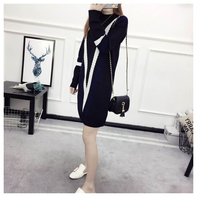 พรีออเดอร์ - เดรสไหมพรม Pre - DT137 (สีดำ)