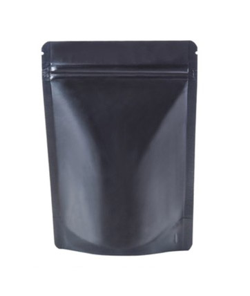 ถุงอลูมิเนียมสี ซิปล็อคตั้งได้ ทึบ 2 ด้าน หน้า-หลัง